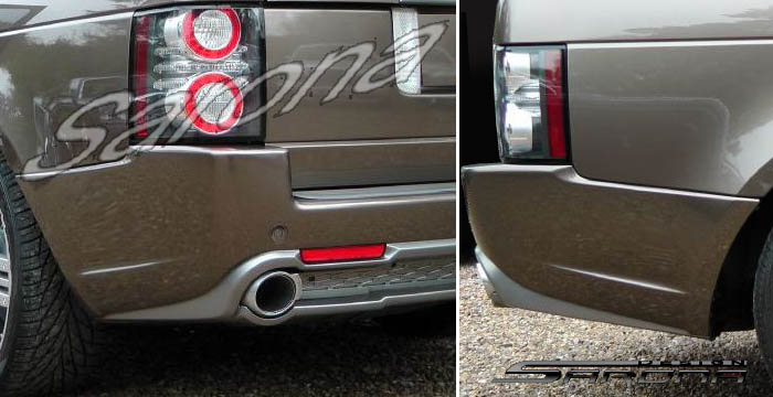 Custom Range Rover HSE  SUV/SAV/Crossover Rear Bumper (2003 - 2012) - $980.00 (Part #RR-003-RB)